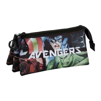 Marvel The Avengers Superpowers-Trousse triple FAN 2.0, multicolore 3