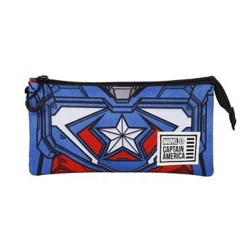 Costume Marvel Captain America Tekk - Triple sac de transport FAN 2.0, bleu 2