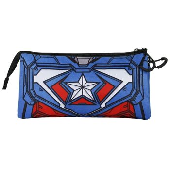 Costume Marvel Captain America Tekk - Triple sac de transport FAN 2.0, bleu 3