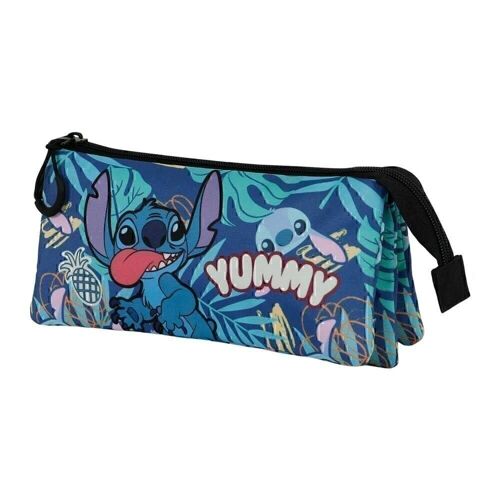 Disney Lilo y Stitch Yummy-Portatodo Triple FAN 2.0, Azul