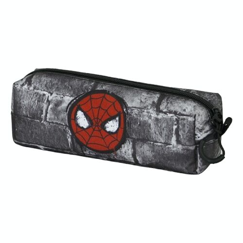 Marvel Spiderman Amazing-Estuche Portatodo Cuadrado FAN 2.0, Multicolor