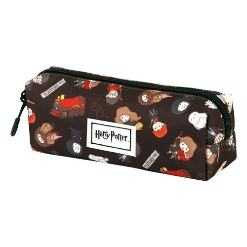 Harry Potter Cute-Estuche Portatodo Cuadrado FAN 2.0, Negro