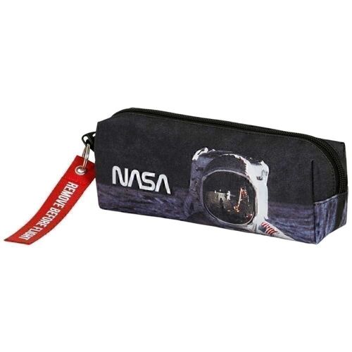 NASA Astronaut-Estuche Portatodo Cuadrado FAN 2.0, Negro