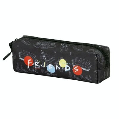 Friends Lights-FAN 2.0 Square Pencil Case, Black