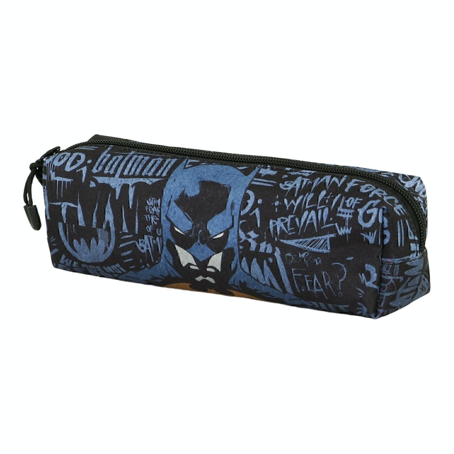 DC Comics Batman Wayne-Astuccio quadrato FAN 2.0, Blu