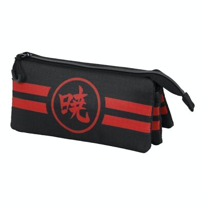 Naruto Sunrise-Triple ECO Pencil Case, Black