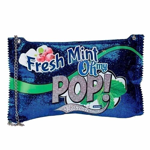 Oh My Pop! Mint-Bolso Bandolera Bubblegum, Azul Oscuro