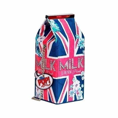 O My Pop! -Milk Bag, Dark Blue