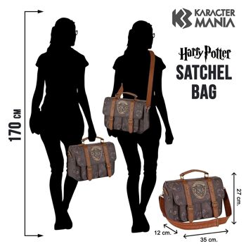 Harry Potter Pride-Grand sac cartable, marron 6