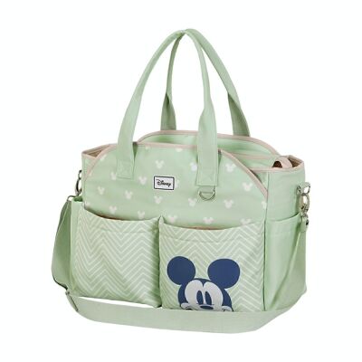 Disney Mickey Mouse Hello-Mommy Baby Stroller Bag, Green
