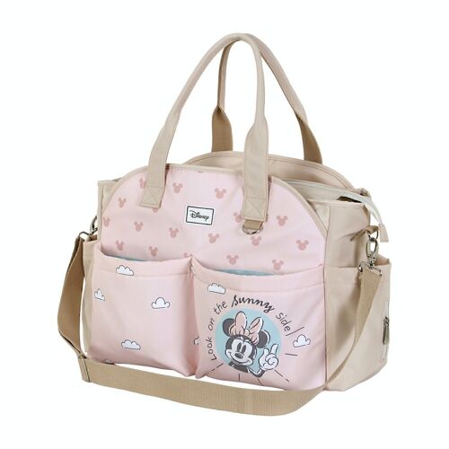 Disney Minnie Mouse Sunny-Bolso para Carro de Bebé Mommy, Rosa