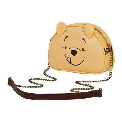 Disney Winnie The Pooh Borsa con faccia in testa, gialla