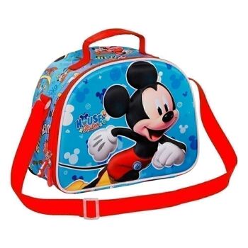 Disney Mickey Mouse House-3D Sac à déjeuner Bleu 3