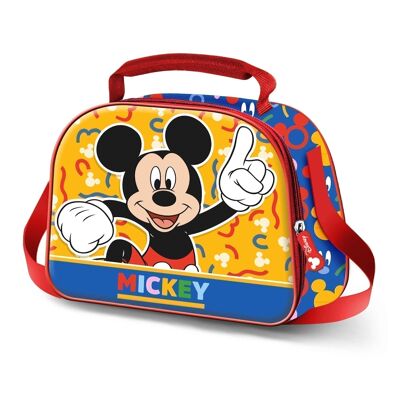 Disney Mickey Mouse Oh Boy-3D Lunchtasche, Rot