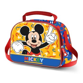 Disney Mickey Mouse Oh Boy-3D Sac à déjeuner Rouge