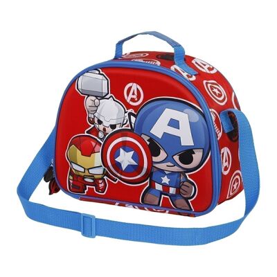 Marvel Avengers Impact-3D Lunch Bag, Red
