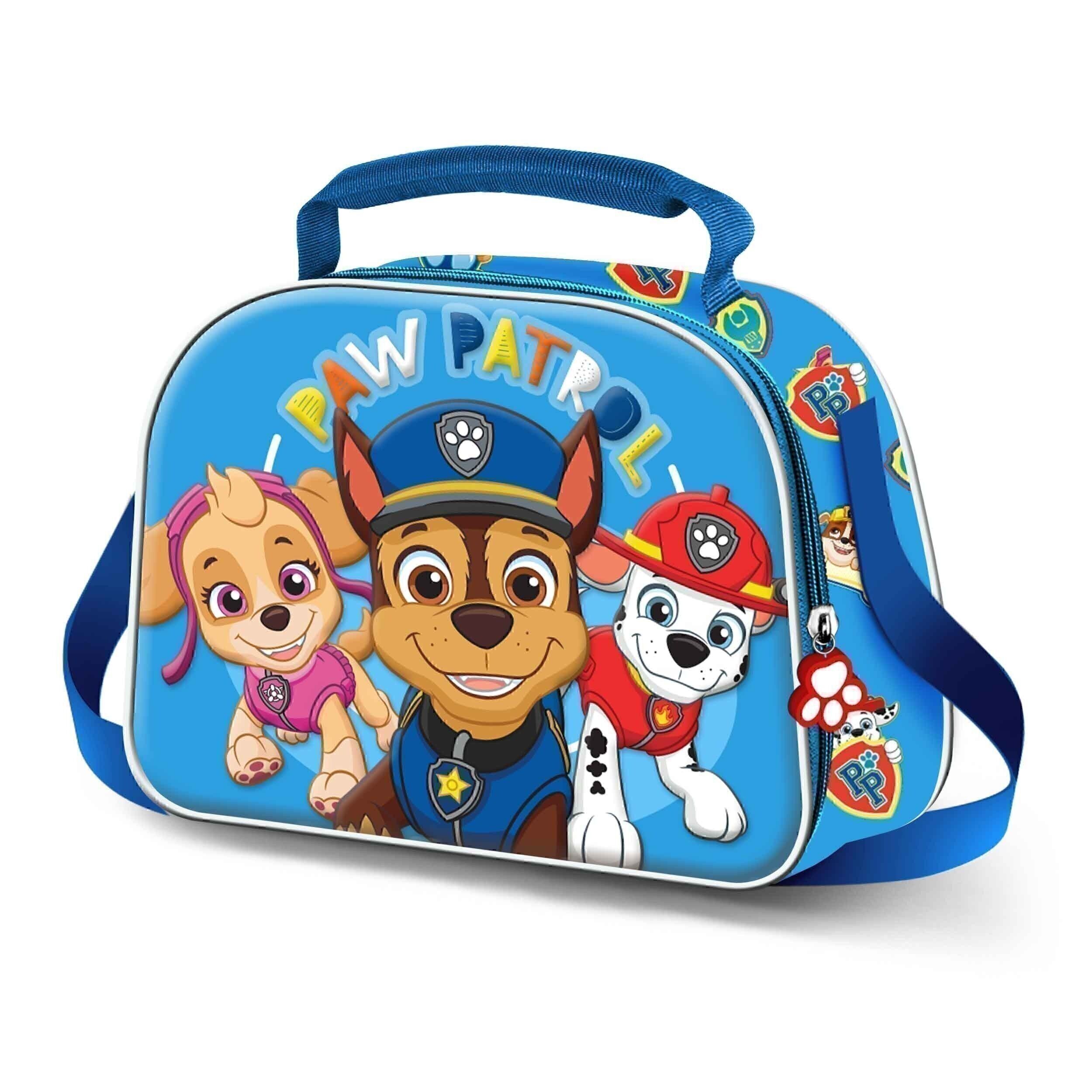 Paw Patrol Eats!-Borsa Pranzo 3D, Multicolore