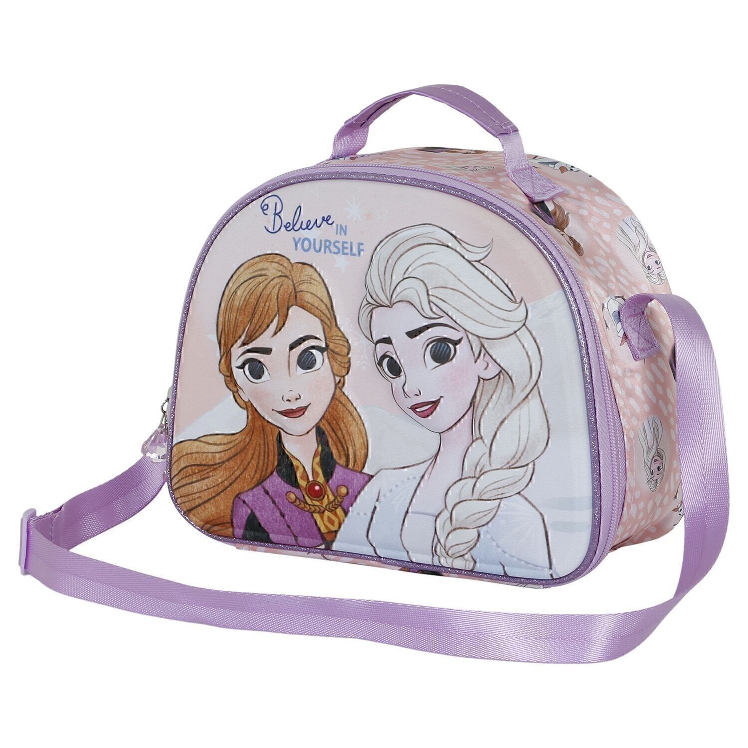 Borsa per snack 3D Disney Frozen 2 Yourself, rosa