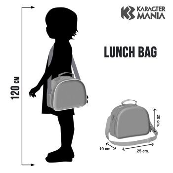 Sega-Sonic Step-Lunch Bag 3D, Bleu 2
