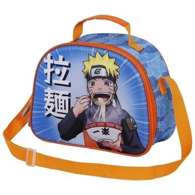Naruto Ramen-Bolsa Portamerienda 3D, Azul