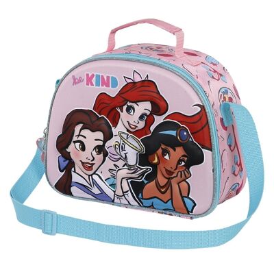 Princesas Disney Kind-Bolsa Portamerienda 3D, Rosa