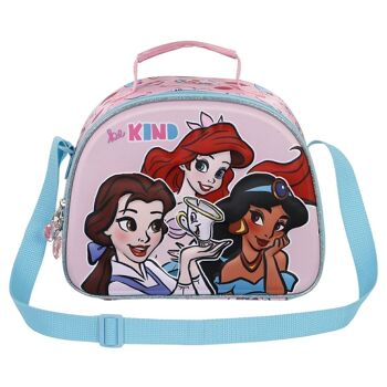 Disney Princesses Kind-3D Lunch Bag, Rose 2