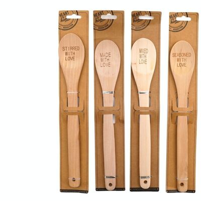 Set of Four Wooden Spoons