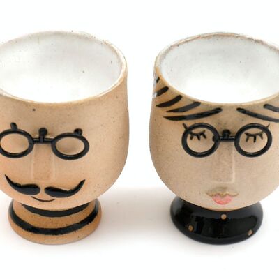 Mr e Mrs Egg Cups