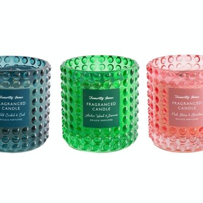 Bobbled Glass Candles