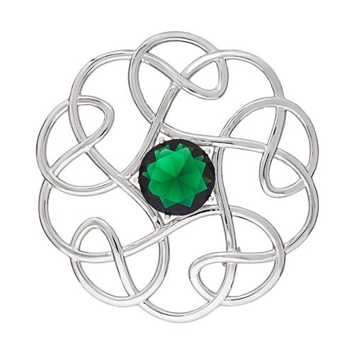 Fashionable Pure 925 Silver Brooch, ZB1G