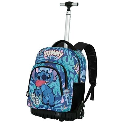 Disney Lilo et Stitch Yummy-GTS FAN Sac à dos à roulettes Bleu