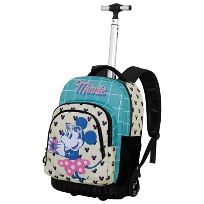 Disney Minnie Mouse Cheese-GTS FAN Trolley Backpack, Blue