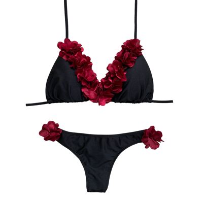 Melissa triangle and thong with limited edition flowers