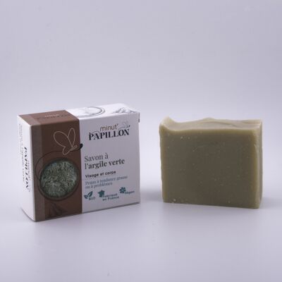 Green clay soap