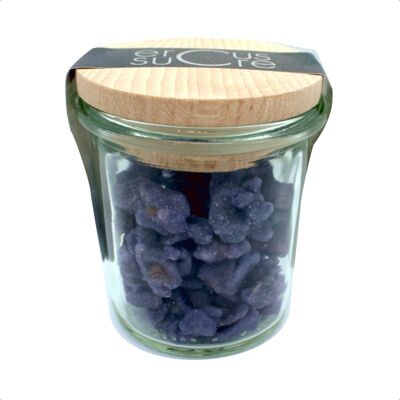 Whole crystallized violets - Pot of crystallized violets 40g
