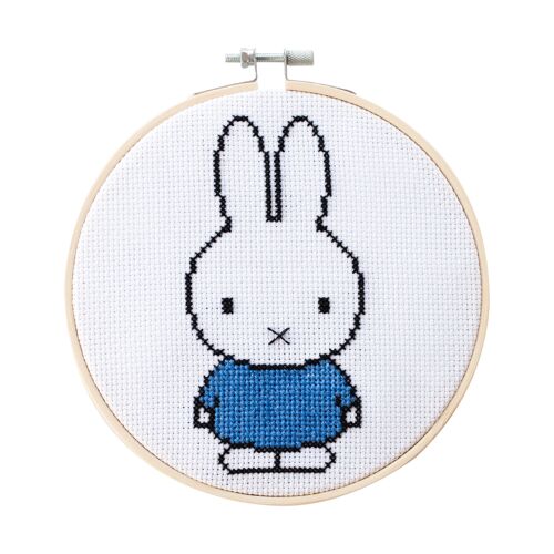 Miffy Blue Cross Stitch Kit