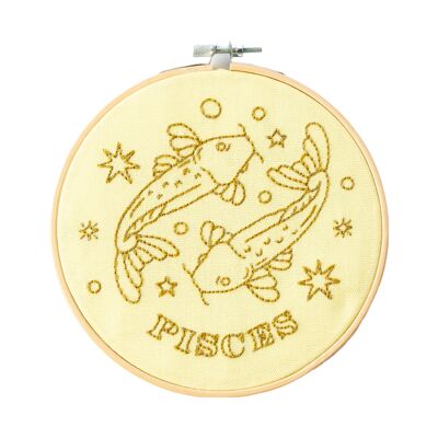 Pisces Embroidery Hoop Kit