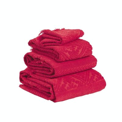 Zoé Fuchsia bath towel 100 X 180 - 1305102000