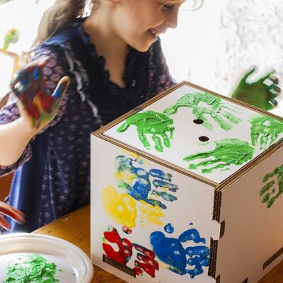 Cube de rangement à colorier pour chambre Playpotai Creative