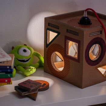 Boîte à jouets Montessori avec Playpotai Shapes attachez des formulaires de détachement 6
