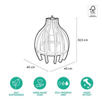 Lustre et lampadaire Lampotai Bulb 12