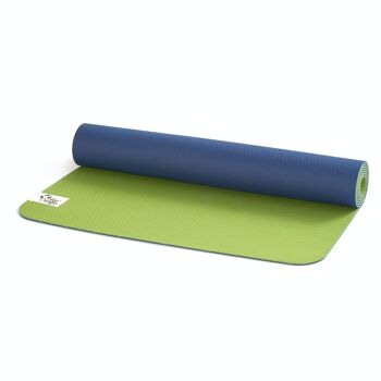 Tapis de yoga free LIGHT 3mm - bleu/vert 3