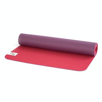 Tapis de yoga free LIGHT 3mm - violet/rouge 4