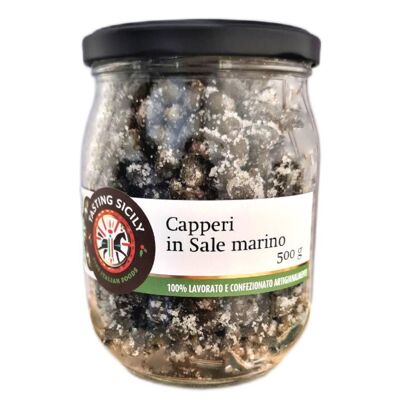 Capers in sea salt 500g