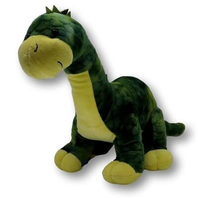 Plush toy Dino Tino - green/yellow - large stuffed animal - cuddly toy