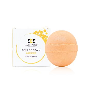 Bombe de bain « Agrumes » - 180g  EN ETUIS CADEAU 2