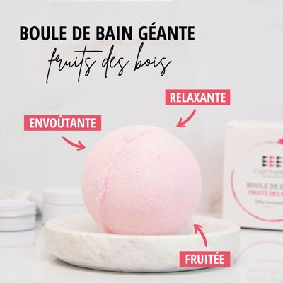 “Fruits des Bois” bath bomb - 180g - IN GIFT BOX