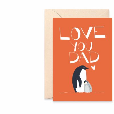 'Love you dad' card