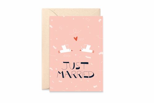 Carte 'Just Married'