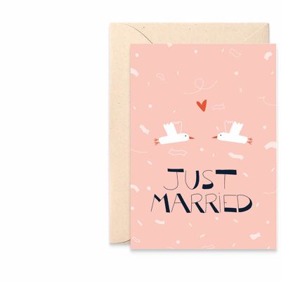 Card 'Just Married'